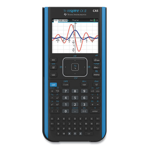 TI-Nspire CX II CAS Graphing Calculator, 10-Digit LCD