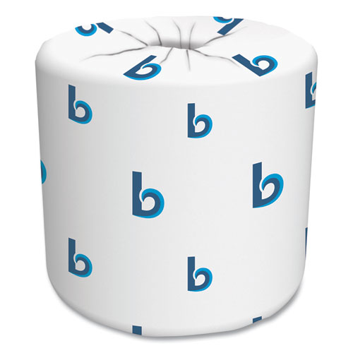 Boardwalk® Two-Ply Toilet Tissue, Septic Safe, White, 4.5 x 3.75, 500 Sheets/Roll, 96 Rolls/Carton