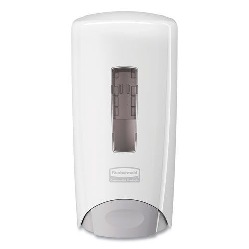 Rubbermaid® Commercial Flex Soap/Lotion/Sanitizer Dispenser, 1,300 mL, 5.62 x 3.5 x 11.62, Black, 10/Carton