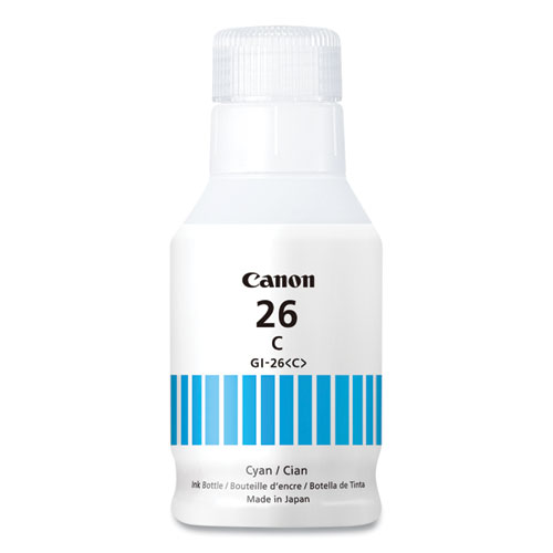 Image of Canon® 4421C001 (Gi-26) Ink, 14,000 Page-Yield, Cyan