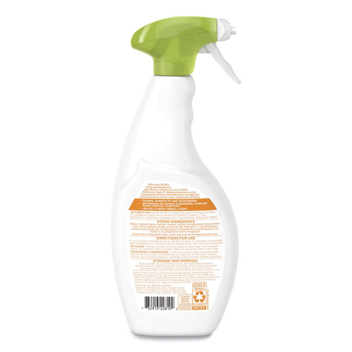 Image of Seventh Generation® Botanical Disinfecting Multi-Surface Cleaner, 26 Oz Spray Bottle, 8/Carton