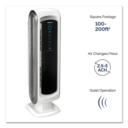 AeraMax DX5 Small Room Air Purifier, 200 sq ft Room Capacity, White