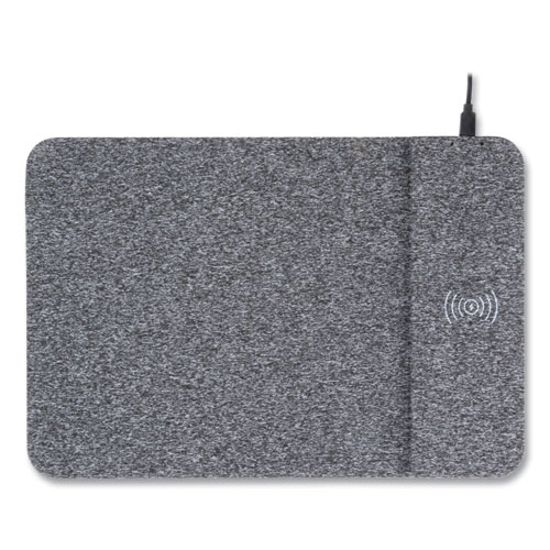 Image of Allsop® Powertrack Wireless Charging Mouse Pad, 13 X 8.75, Gray