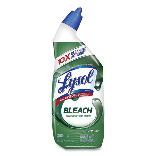 Image of Lysol® Brand Disinfectant Toilet Bowl Cleaner With Bleach, 24 Oz, 9/Carton