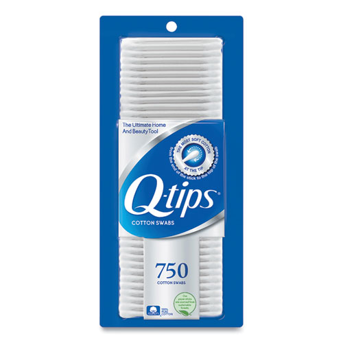 Image of Q-Tips® Cotton Swabs, 750/Pack, 12/Carton