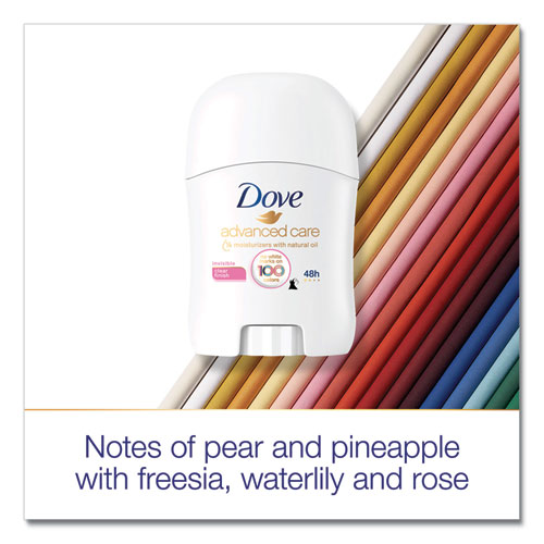 Image of Dove® Invisible Solid Antiperspirant Deodorant, Floral Scent, 0.5 Oz