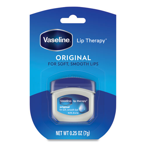 Image of Vaseline® Lip Therapy, Original, 0.25 Oz, Plastic Flip-Top Container