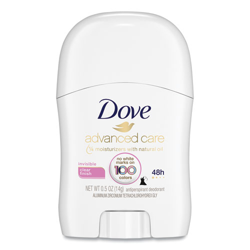 Dove® Invisible Solid Antiperspirant Deodorant, Floral Scent, 0.5 oz, 36/Carton