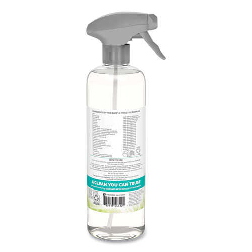 Image of Seventh Generation® Natural Glass And Surface Cleaner, Sparkling Seaside, 23 Oz Trigger Spray Bottle, 8/Carton