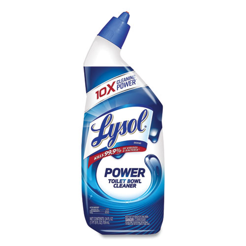 LYSOL® Brand Disinfectant Toilet Bowl Cleaner, Wintergreen, 24 oz Bottle, 9/Carton
