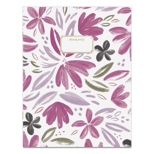 Badge Floral Monthly Planner, Badge Floral Artwork, 11 x 8.5, Multicolor Cover, 13-Month (Jan to Jan): 2022 to 2023