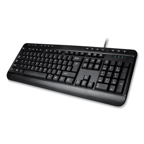Image of Adesso Akb132Ub 118-Key Mm Desktop Usb Keyboard, Black