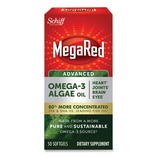 Advanced Omega-3 Algae Oil, 50 Count MEG10447