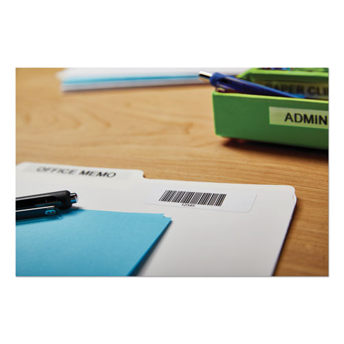 Image of Dymo® Labelwriter Bar Code Labels, 0.75" X 2.5", White, 450 Labels/Roll
