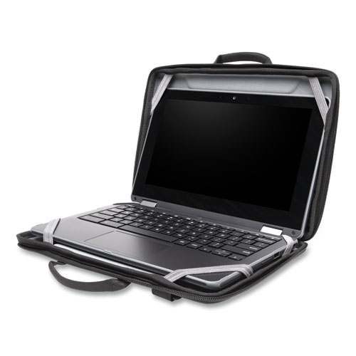 Image of Kensington® Ls520 Stay-On Case For Chromebooks And Laptops, Fits Devices Up To 11.6", Eva/Water-Resistant, 13.2 X 1.6 X 9.3, Black