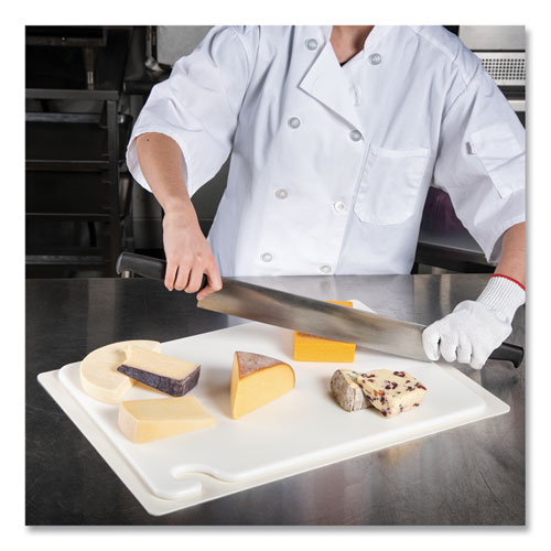 Image of Cut-N-Carry Color Cutting Boards, Plastic, 20 x 15 x 0.5, White