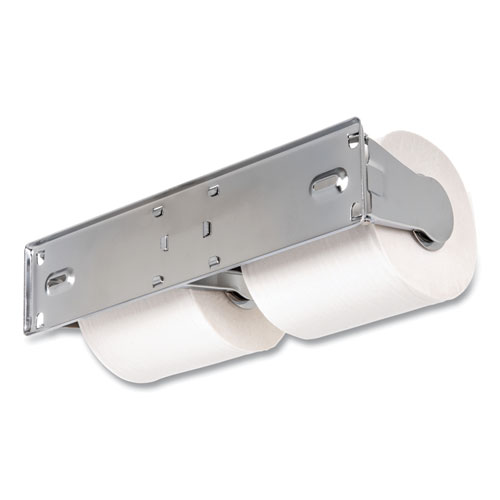 Locking Toilet Tissue Dispenser, 12.38 x 4.5 x 2.75, Chrome