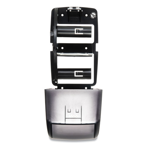 Image of San Jamar® Duett Standard Bath Tissue Dispenser, 2 Roll, 7.5 X 7 X 12.75, Black Pearl