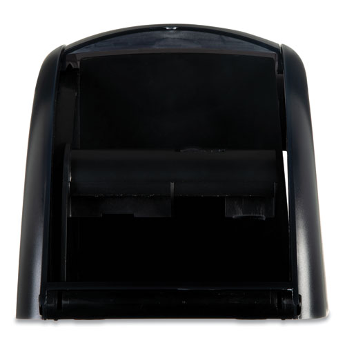 Image of San Jamar® Duett Standard Bath Tissue Dispenser, 2 Roll, 7.5 X 7 X 12.75, Black Pearl