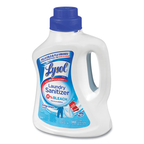 Laundry Sanitizer, Liquid, Crisp Linen, 90 oz
