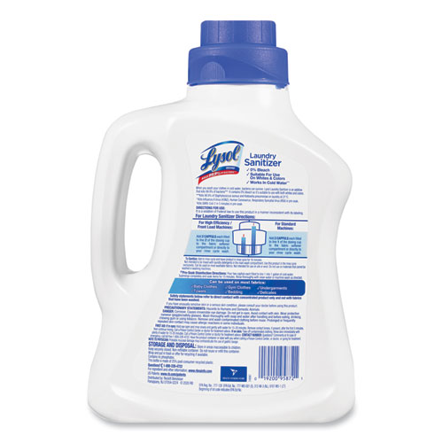 Image of Lysol® Brand Laundry Sanitizer, Liquid, Crisp Linen, 90 Oz, 4/Carton
