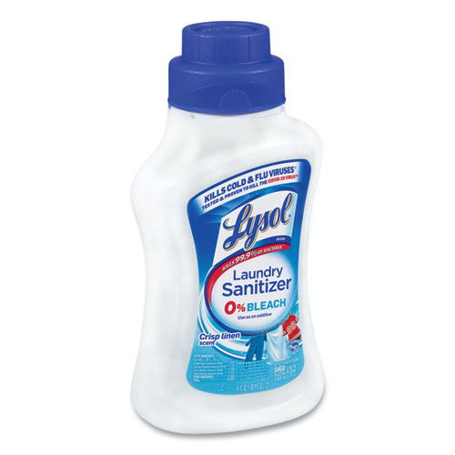 Image of Lysol® Brand Laundry Sanitizer, Liquid, Crisp Linen, 41 Oz, 6/Carton