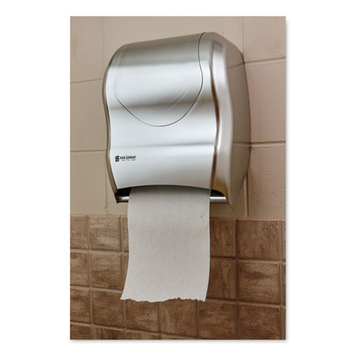 Image of San Jamar® Tear-N-Dry Touchless Roll Towel Dispenser, 16.75 X 10 X 12.5, Silver