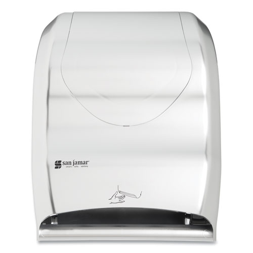 Smart System with iQ Sensor Towel Dispenser, 16.5 x 9.75 x 12, Silver