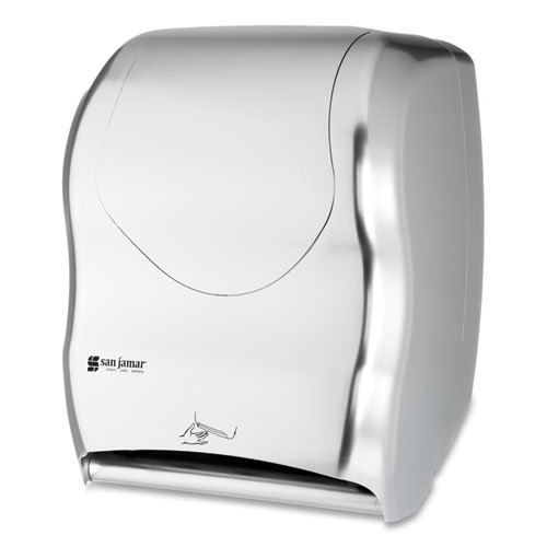 Image of San Jamar® Smart System With Iq Sensor Towel Dispenser, 16.5 X 9.75 X 12, Silver