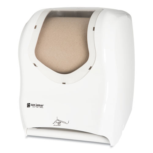 Image of San Jamar® Smart System With Iq Sensor Towel Dispenser, 16.5 X 9.75 X 12, White/Clear