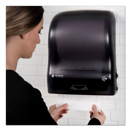 Simplicity Mechanical Roll Towel Dispenser, 15.25 x 13 x 10.25, Black