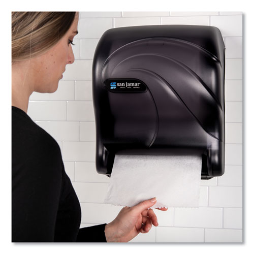 Image of San Jamar® Tear-N-Dry Essence Touchless Towel Dispenser, 11.75 X 9.13 X 14.44, Black Pearl