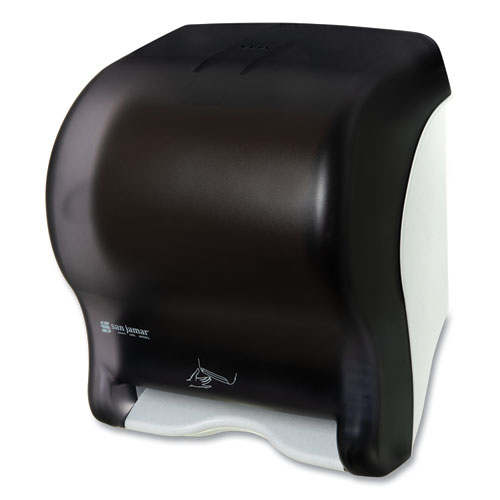 Image of San Jamar® Smart Essence Electronic Roll Towel Dispenser, 11.88 X 9.1 X 14.4, Black