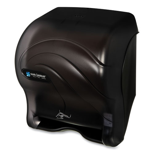 Image of San Jamar® Oceans Smart Essence Electronic Towel Dispenser, 11.88 X 9.1 X 14.4, Black