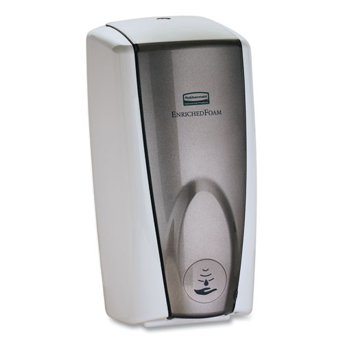 Image of Rubbermaid® Commercial Autofoam Touch-Free Dispenser, 1,100 Ml, 5.18 X 5.25 X 10.86, White/Gray Pearl