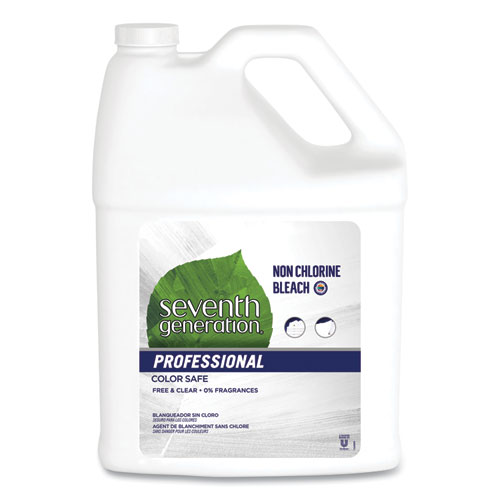 Seventh Generation® Professional Non Chlorine Bleach, Free and Clear, 1 gal Bottle, 2/Carton