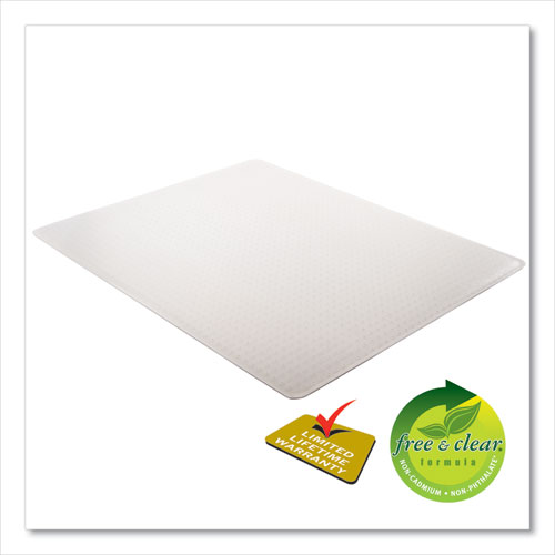 Image of Deflecto® Execumat All Day Use Chair Mat For High Pile Carpet, 46 X 60, Rectangular, Clear