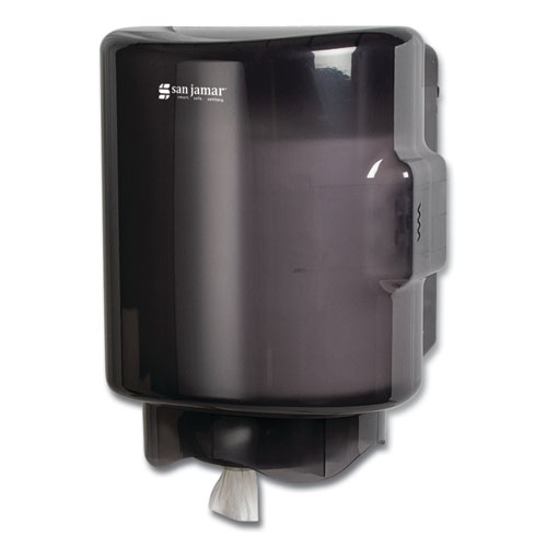 Image of San Jamar® Adjustable Center Pull Towel Dispenser, 10.75 X 10.25 X 13.25, Black Pearl