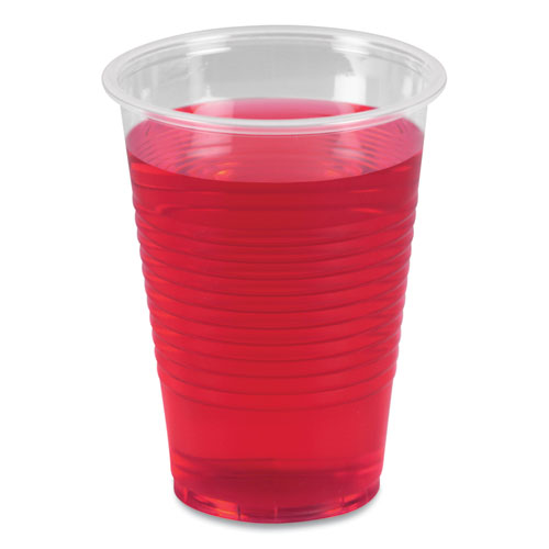 Translucent Plastic Cold Cups, 9 oz, Polypropylene, 25 Cups/Sleeve, 100 Sleeves/Carton
