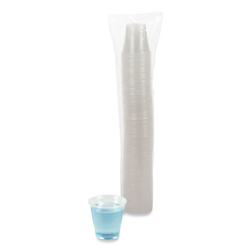 Translucent Plastic Cold Cups, 5 oz, Polypropylene, 100/Pack
