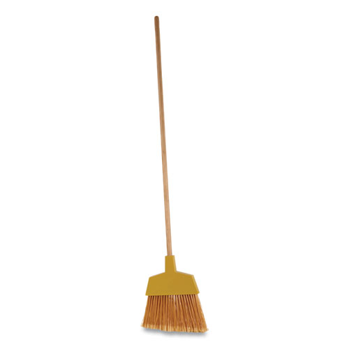 Angler Broom, 53" Handle, Yellow