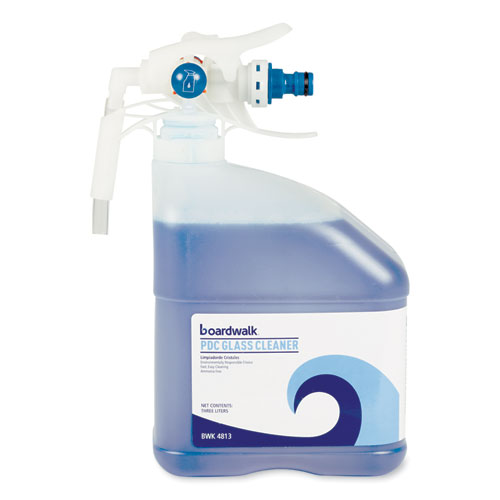 Image of Boardwalk® Pdc Glass Cleaner, 3 Liter Bottle