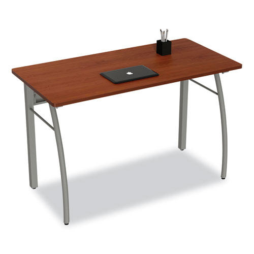 Linea Italia® Trento Line Rectangular Desk, 47.25" X 23.63" X 29.5", Cherry
