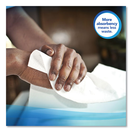 Image of Scott® Essential High Capacity Hard Roll Towels For Business, 1-Ply, 8" X 1,000 Ft, 1.5" Core, Recycled, White, 6 Rolls/Carton