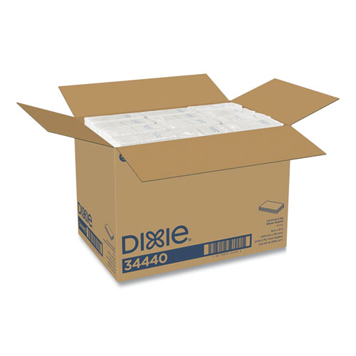 Image of Dixie® 1/8-Fold Dinner Napkin, 2-Ply, 16 X 15, White, 3,024/Carton