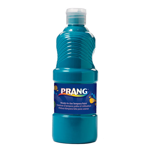 Ready-to-Use Tempera Paint, Turquoise Blue, 16 oz Dispenser-Cap Bottle -  Office Express Office Products