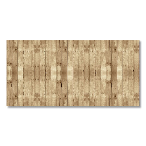 Bordette Designs, 48" x 50 ft, Weathered Wood, Brown/White