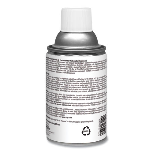 Image of Timemist® Premium Metered Air Freshener Refill, Dutch Apple And Spice, 6.6 Oz Aerosol Spray, 12/Carton