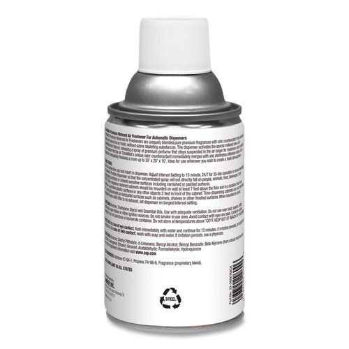 Image of Timemist® Premium Metered Air Freshener Refill, Mango, 6.6 Oz Aerosol Spray, 12/Carton