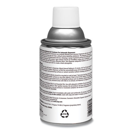 Image of Timemist® Premium Metered Air Freshener Refill, Lavender Lemonade, 5.3 Oz Aerosol Spray, 12/Carton